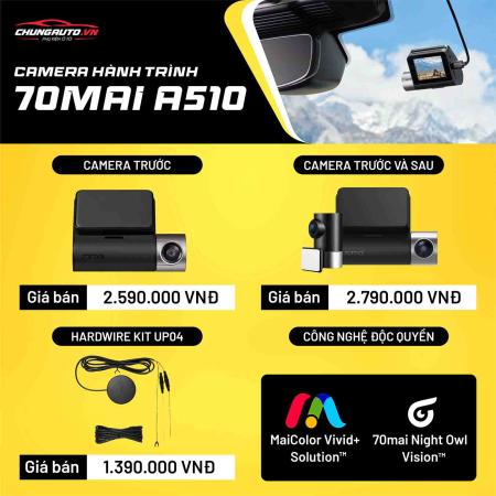 Camera hành trình ô tô 70Mai A510bao-gia-camera-hanh-trinh-a510