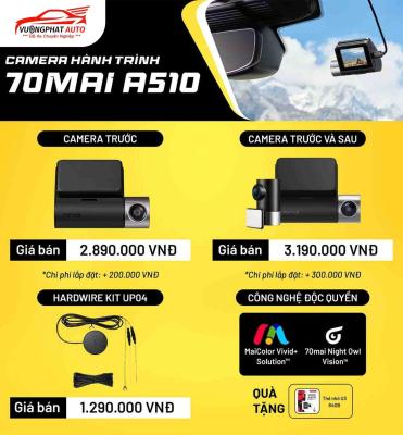 Camera hành trình ô tô 70Mai A510Camera hanh trinh o to 70Mai A510 01