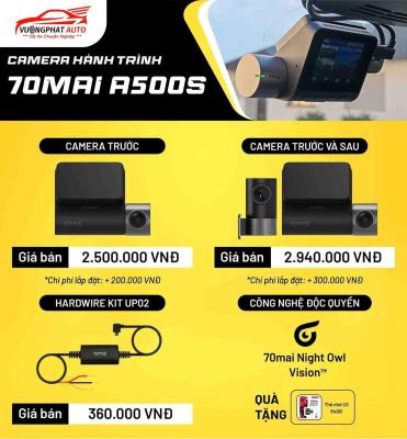 Camera hành trình Xiaomi 70mai A500SCamera hanh trinh Xiaomi 70mai A500S 01
