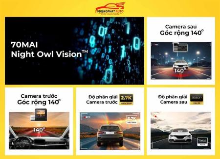 Camera hành trình Xiaomi 70mai A500SCamera hanh trinh Xiaomi 70mai A500S 04