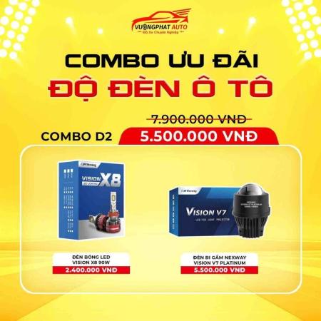 Combo Đèn Ô Tô D2Combo Den O To D2 01