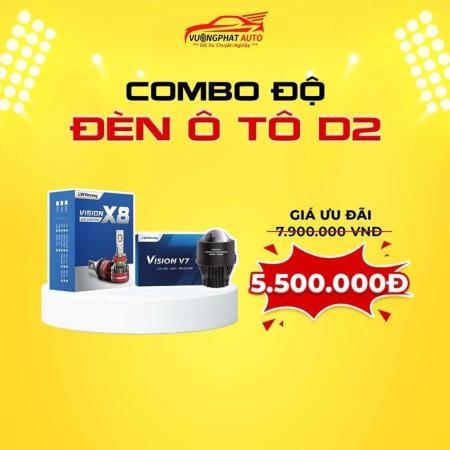 Combo Đèn Ô Tô D2