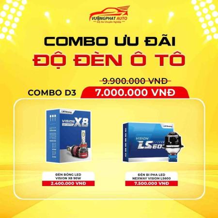 Combo Đèn Ô Tô D3Combo Den O To D3 01