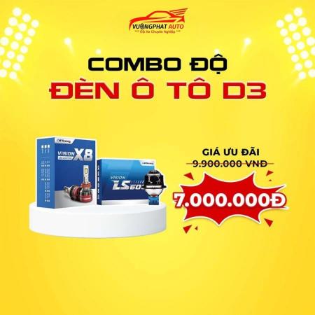 Combo Đèn Ô Tô D3