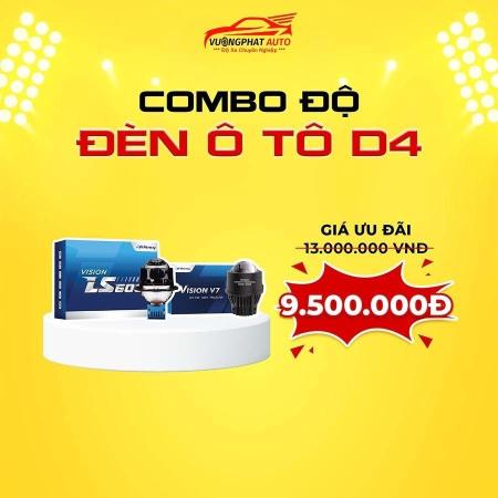 Combo Đèn Ô Tô D4