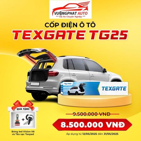 Cốp điện ô tô Texgate TG25Cop dien o to Texgate TG25 01