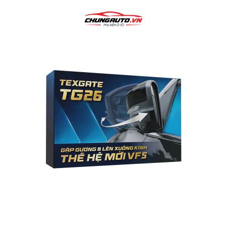 Gương gập chỉnh điện lên xuống kính Texgate TG26