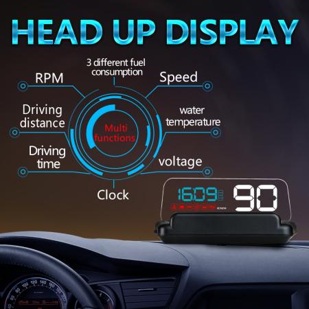 HUD T900 - Thiết Bị Hiển Thị Kính Lái Ô Tô
