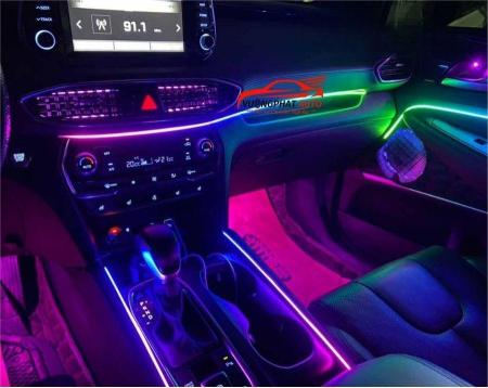 Led nội thất ô tô siêu đẹpLed noi that o to sieu dep 01