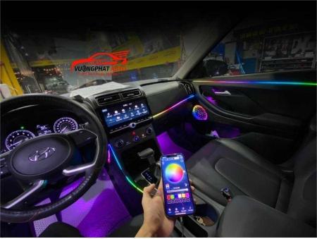 Led nội thất ô tô siêu đẹpLed noi that o to sieu dep 02