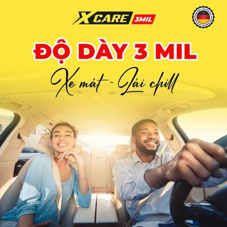 Phim cách nhiệt ô tô cao cấp X-Carephim-cach-nhiet-xcare-do-day-3mil